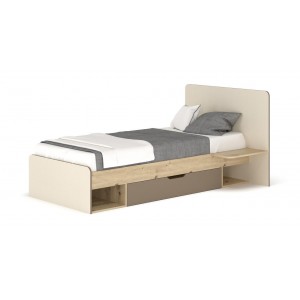 Кровать 900 с ящиком Лами (Мебель Сервис) 